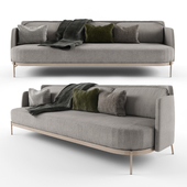 Minotti tape sofa gray