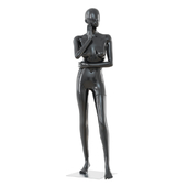 Female black mannequin 43