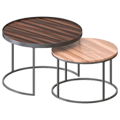 Walker Edison - Round Coffee Nesting Tables