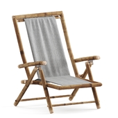 Bamboo deck chair