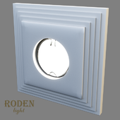 OM Recessed gypsum lamp RODEN-light RD-111