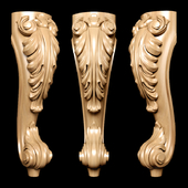 Classic carved leg