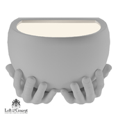 Wall lamp Hands Lighted Wall Sconce by Richard Etts "Loft concept"