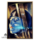 Poster Metropolis Poster "Metropolis" on Canvas "Loft concept"