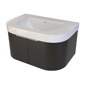 sink with pedestal Duravit Happy D