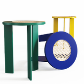 EJR Barnes Side Stool