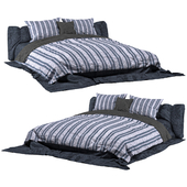 Modern velvet bed