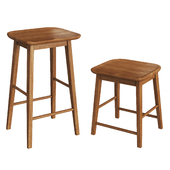 Zara Home WOODEN TALL STOOL