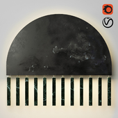 Pelle DARK MOON SCONCE