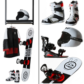 Snowboard set