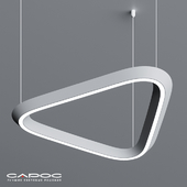 Pendant lamp Saros Iceberg-4 trio