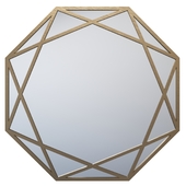 Antique metal mirror Makita La Redoute