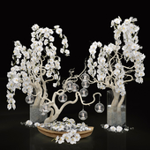 Festive decor with orchids