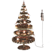 Steampunk Christmas tree