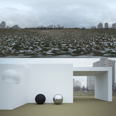Hdri. December. Panel houses