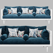 3-Seat Exposed Wood Frame Sofa