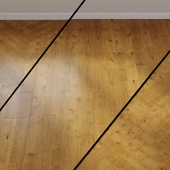 Parquet board ID NO. 538995 HARO PARQUET 4000 Plank 1-strip Plaza 4V Oak Vario Alpina brushed. naturaLin plus Top Connect