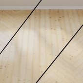 Parquet board ID NO. 539014 HARO PARQUET 4000 Plank 1-strip 4V White larch vario brushed naturaLin plus Top Connect