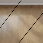 Parquet board ID NO. 539048 HARO PARQUET 4000 Plank 1-Strip 4V Sand Gray Oak Nature brushed naturaLin plus Top Connect