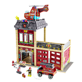 Hape Firehouse Play Set