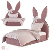 Author's bunny bed