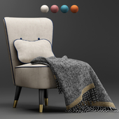 Chair Steos from Divan.ru (Velvet Beige/Velvet Coral/Barhat Ginger/Velvet Ocean )