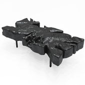 Slab coffee table