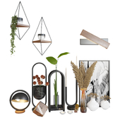 black decorative set 04