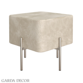 POOF BEIGE VELOR GY-BEN7772-BG Garda Decor