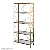Rack with Transparent Glass (GOLD) GY-SH8711GOLD Garda Decor