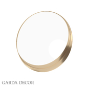 Round Mirror in Metal Volume Frame 19-OA-6276L Garda Decor