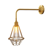 Code: OW493G Wall lamp PRAIA by Mullan Lighting, 1, Gold