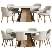 Foyer Chair Icaro Table Dining Set