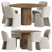 Evie Chair Palais Table Dining Set