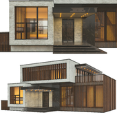 Modern white villa