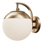 Sconce Mid-Century Opal Globe Sconce wall light