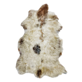 Sheepskin skin rug