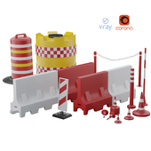 road barriers