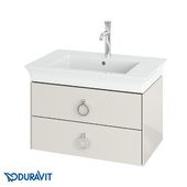 OM Duravit White Tulip Hanging bedside table #WT4351