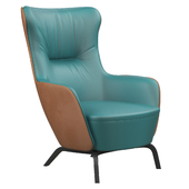 Poltrona Frau MAMY BLUE Bergere armchair