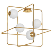 Squares Ball Brass