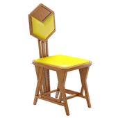 Peacock Side Chair by Frank Lloyd Wright