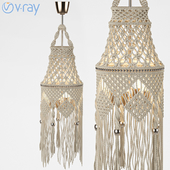 macrame chandelier