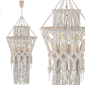 Macrame chandelier 2