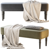 Bench Shento 4 colors Barhat Forest / Mint / Gray / Light