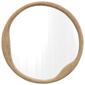 Round wall mirror Alora Round Wall Mirror by Pottery Barn