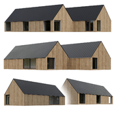 Modern private house in Barnhouse style
