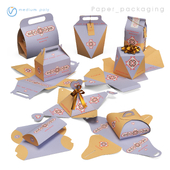 Paper packaging set