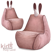 Frameless ottoman "Unicorn"