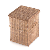 Rattan laundry basket